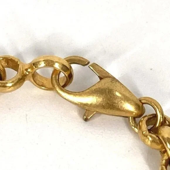 Salvatore Ferragamo vintage Sandals shoes Accessories Jewelry Long Necklace - Picture 8 of 11